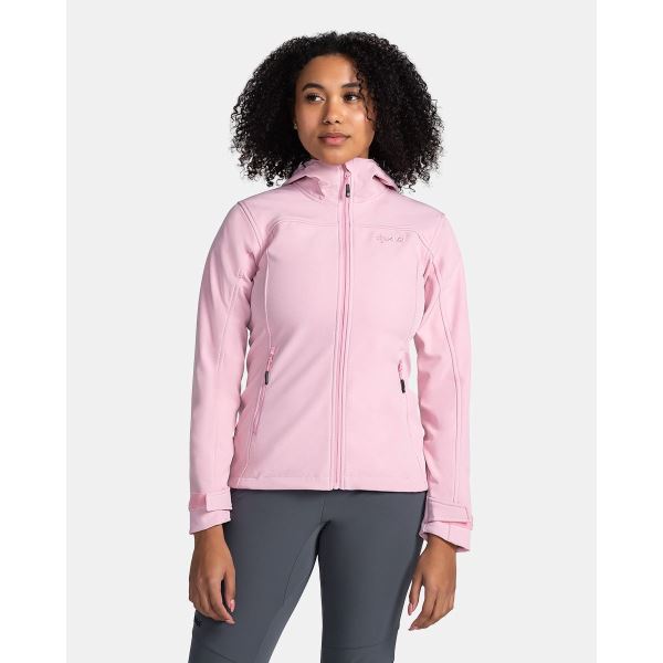 Női softshell kabát Kilpi RAVIA-W világos rózsaszín