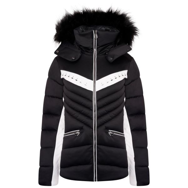 Női téli kabát Dare2b BEJEWEL fekete/fehér
