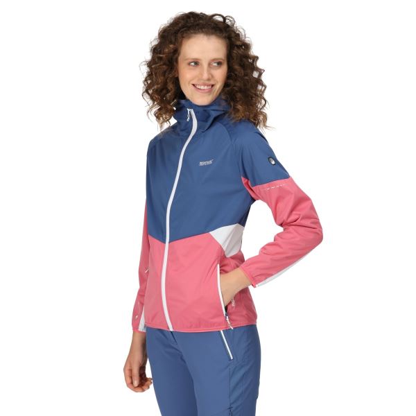 Női softshell kabát Regatta TARVOS V rózsaszín/kék