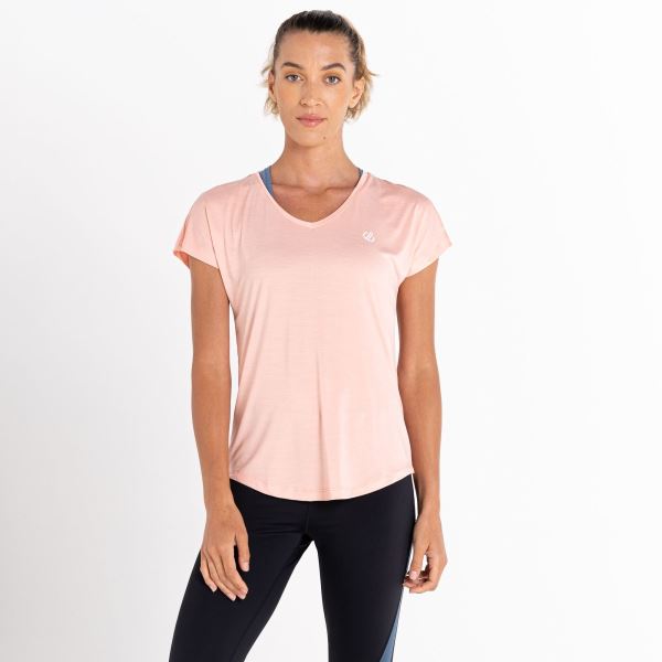 Női Dare2b VIGILANT funkcionális póló világos rózsaszín