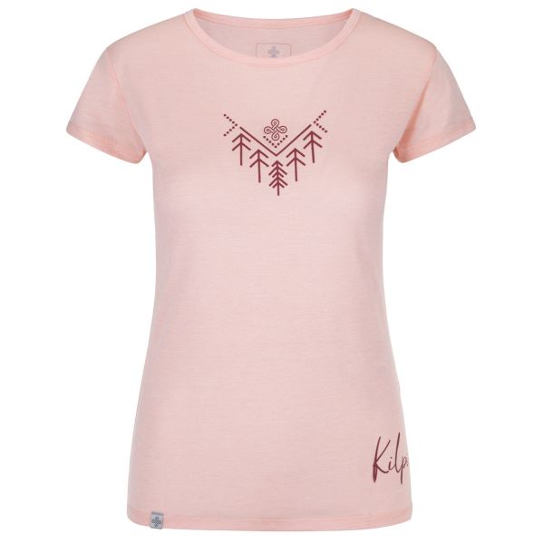 Női szabadtéri póló GAROVE-W világos rózsaszín