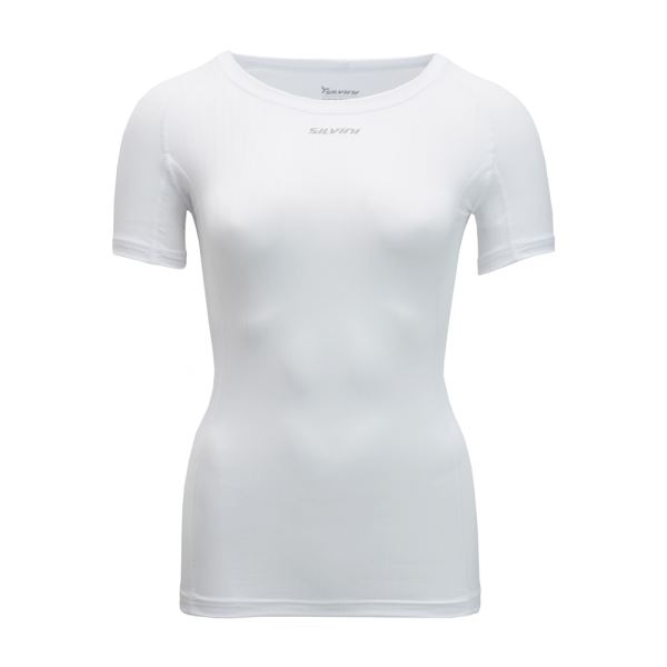 Női funkcionális póló Silvini Basale fehér