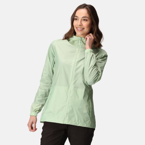 Női világos kabát Regatta PACK IT III zöld