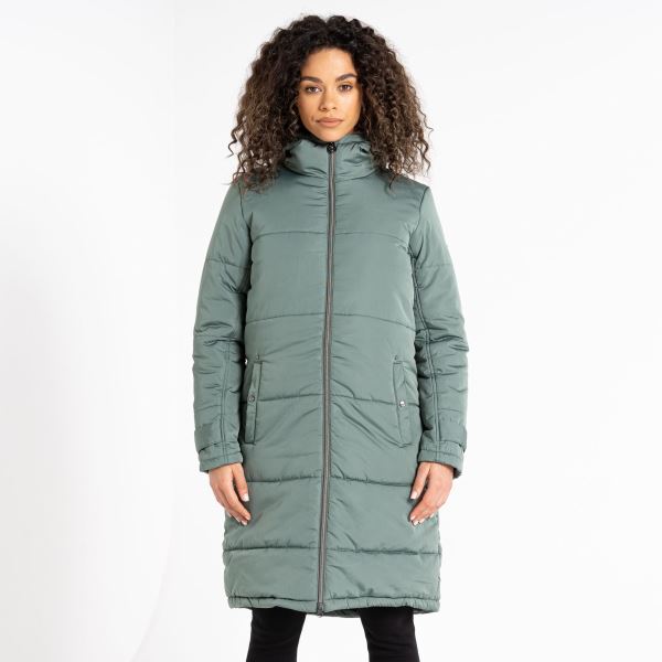 Női steppelt kabát Dare2b REPUTABLE zöld