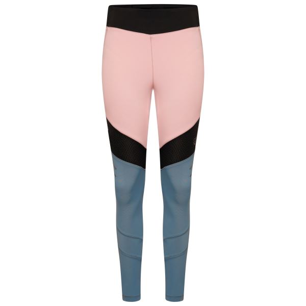 Női sport leggings Dare2b BORN TO SHINE rózsaszín / fekete