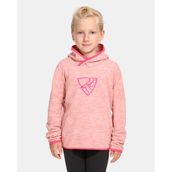 Lány polár pulóver Kilpi FLOND-JG világos rózsaszín
