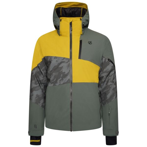 Férfi téli kabát Dare2b SUPERNOVA II zöld/sárga