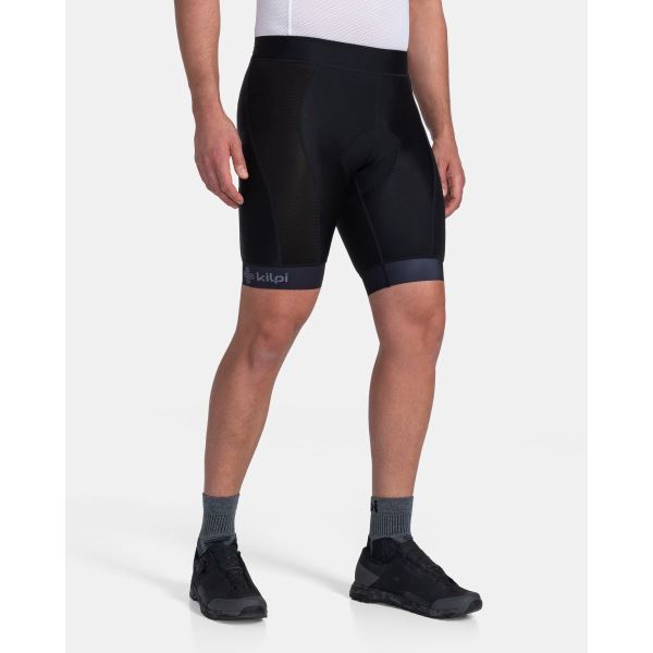 Kilpi PRESSURE-M férfi kerékpáros rövidnadrág fekete