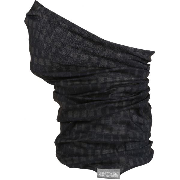 Uniszex multifunkcionális nyakkendő Regatta MULTITUBE VII fekete