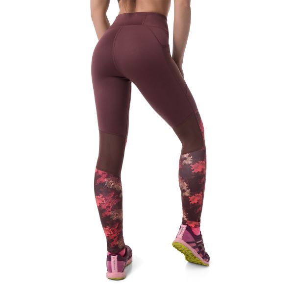 Női fitnesz leggings Kilpi LIGANO-W sötétvörös