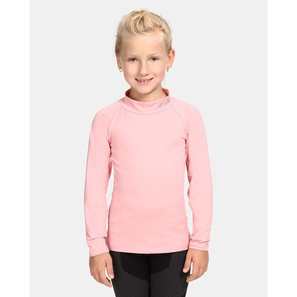 Gyerek termikus póló Kilpi WILLIE-J világos rózsaszín