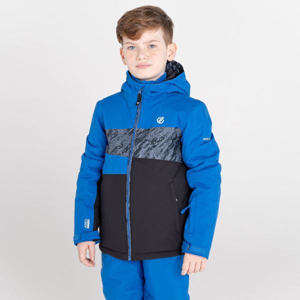 Gyermek téli kabát Dare2b HUMOR kék / fekete