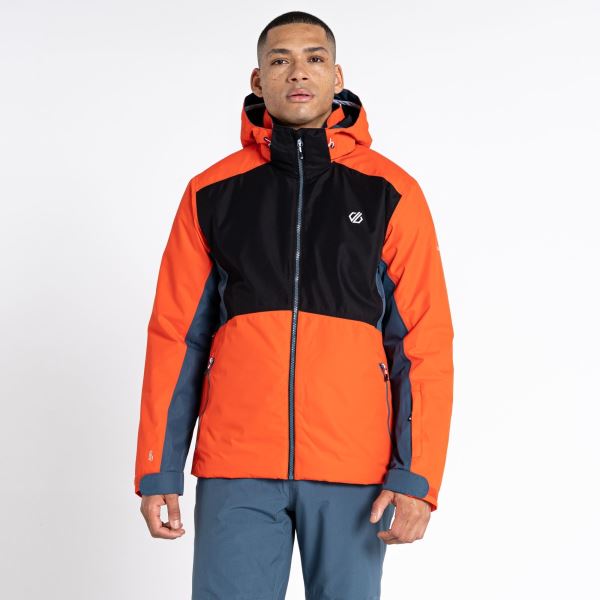 Férfi téli kabát Dare2b INTERCEDE narancssárga/fekete