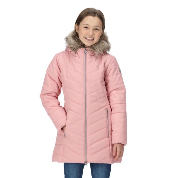 Lány steppelt kabát Regatta FABRIZIA rózsaszín