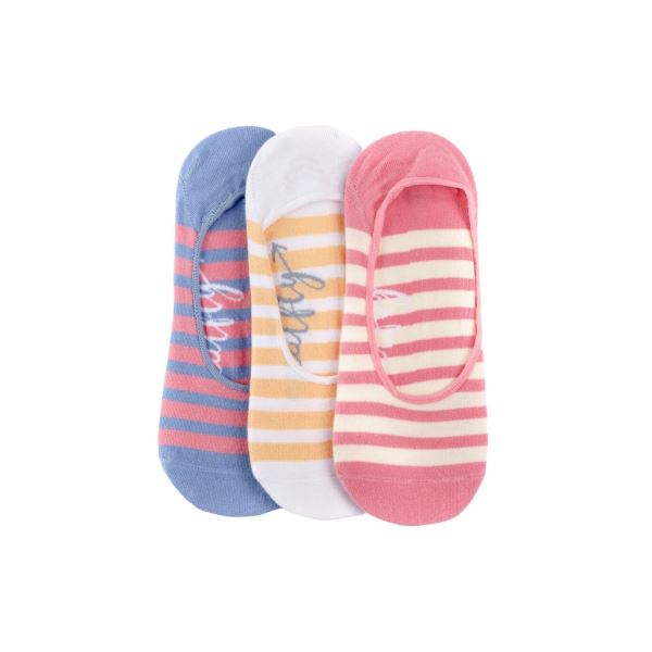 Női zokni Meatfly Low Big Stripes rózsaszín/lila