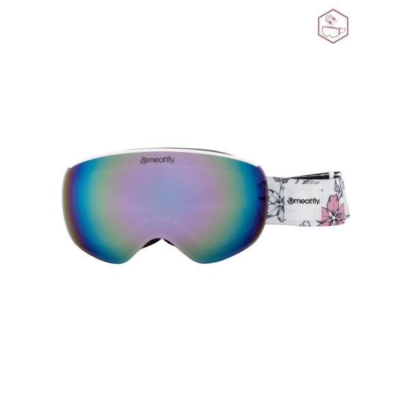 SNB & SKI szemüveg Meatfly Ekko S fehér/rózsaszín