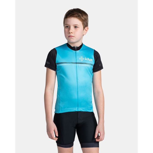 Fiú kerékpáros mez Kilpi CORRIDOR-JB kék