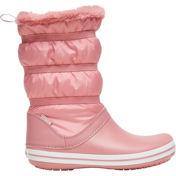 Női téli csizma Crocs CROCBAND Winter Boot rózsaszín