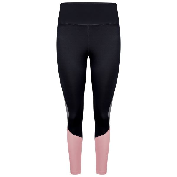 Női sport leggings Dare2b UPGRADED fekete/rózsaszín