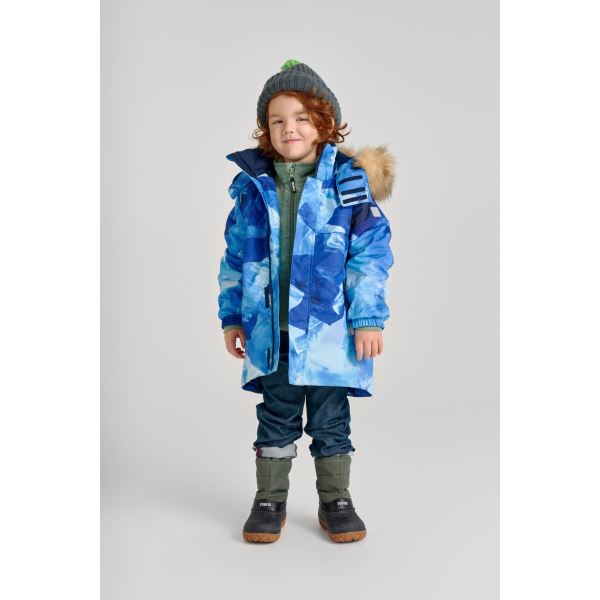 Gyermek téli kabát Reima Musko kék