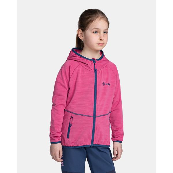 Lány technikai pulóver Kilpi MEMPHIS-JG rózsaszín