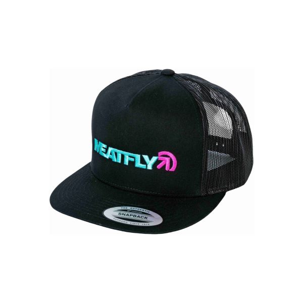 Meatfly Percy Trucker Snapback sapka fekete/türkiz