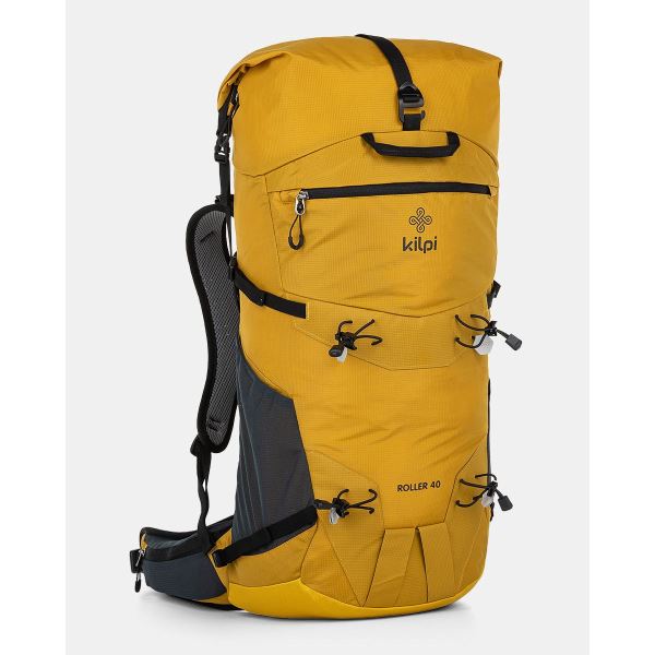 Kültéri görgős hátizsák Kilpi ROLLER-U sárga UNI