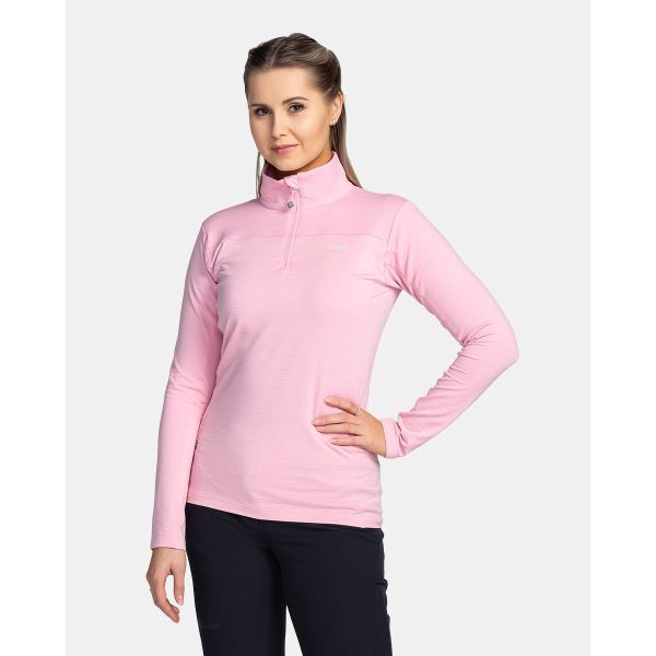 Női technikai pulóver Kilpi MONTALE-W világos rózsaszín
