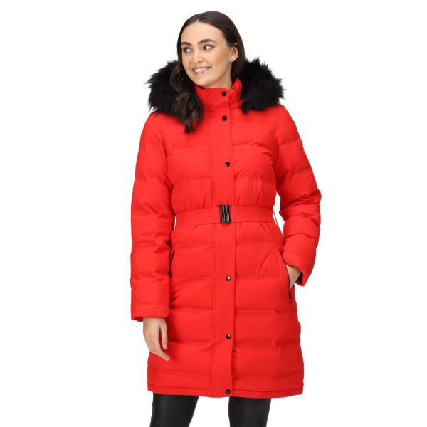 Női steppelt kabát Regatta DALEYZA piros