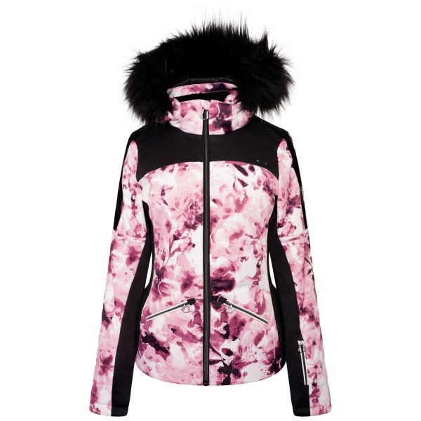 Női téli kabát Dare2b PRESTIGE rózsaszín