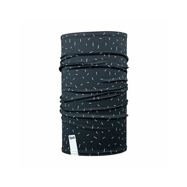 Többfunkciós téli nyakkendő Bjež STROKE fekete