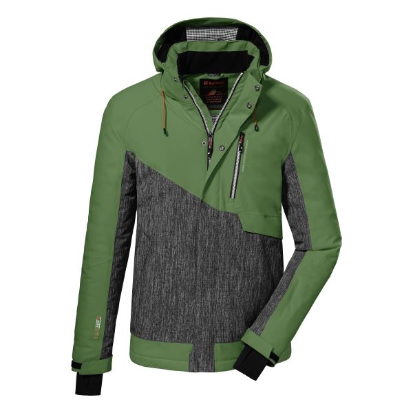 Férfi téli kabát Killtec 42 zöld/szürke