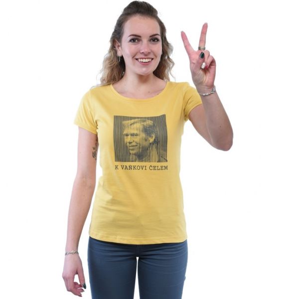 Női póló BUSHMAN VANĚK sárga