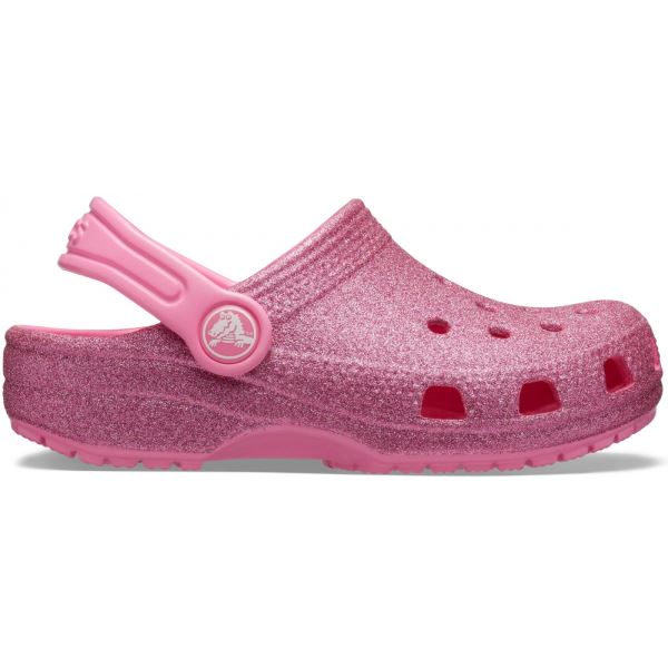Crocs CLASSIC GLITTER rózsaszín gyerekcipő