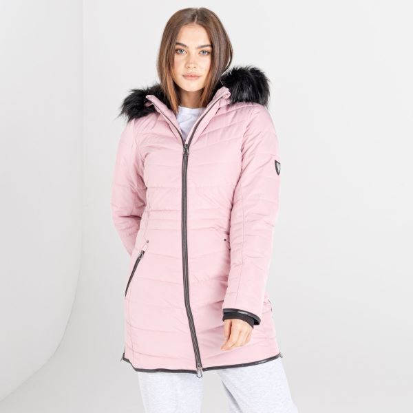 Női kabát Dare2b STRIKING világos rózsaszín