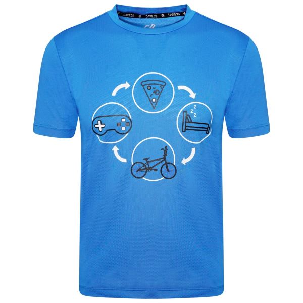 Gyermek funkcionális póló Dare2b RIGHTFUL kék