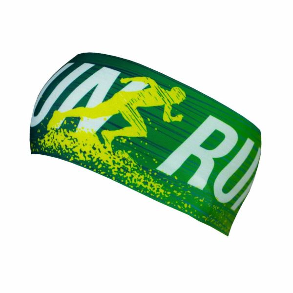 Sport téli fejpánt Run ACTIVE RUN zöld
