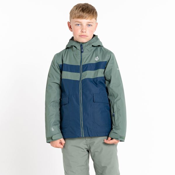 Gyermek téli kabát Dare2b REMARKABLE II zöld
