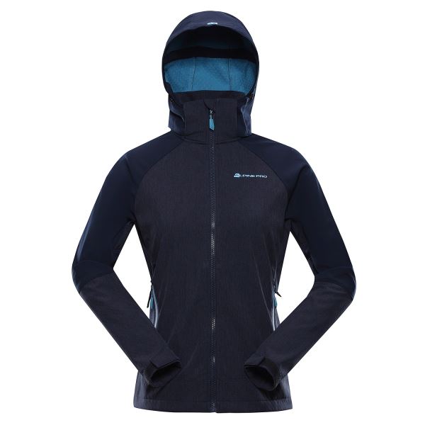 Női softshell kabát membránnal ALPINE PRO LANCA kék