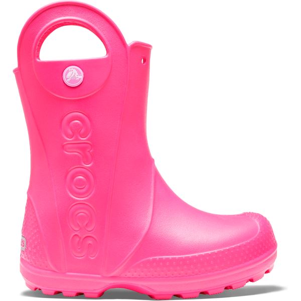 Gyerekcsizma Crocs HANDLE It Rain Boot rózsaszín