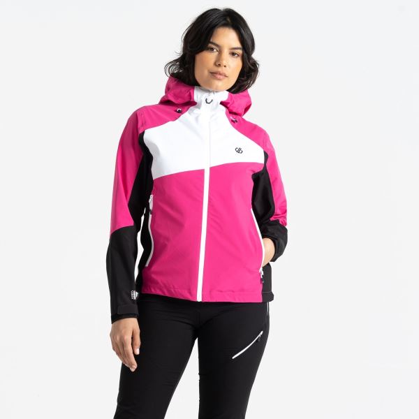 Női téli technikai kabát Dare2b EXCALIBAR rózsaszín/fekete