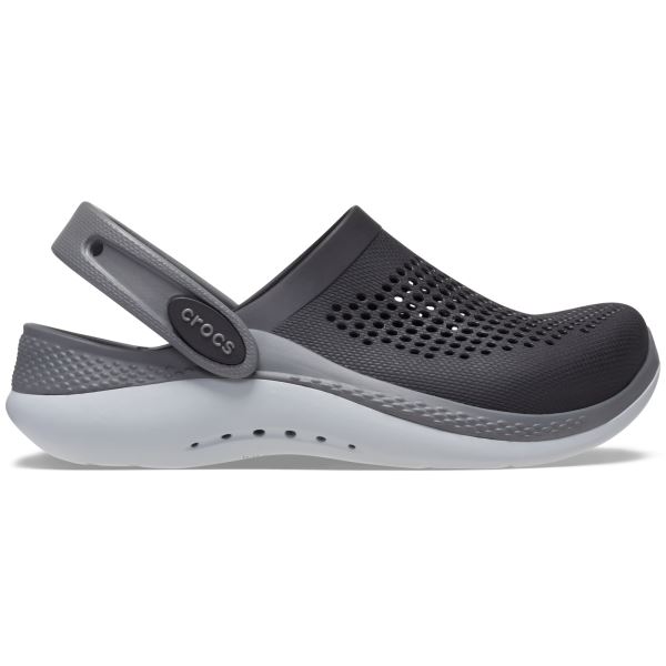 Crocs LiteRide 360 gyerekcipő fekete/szürke színben