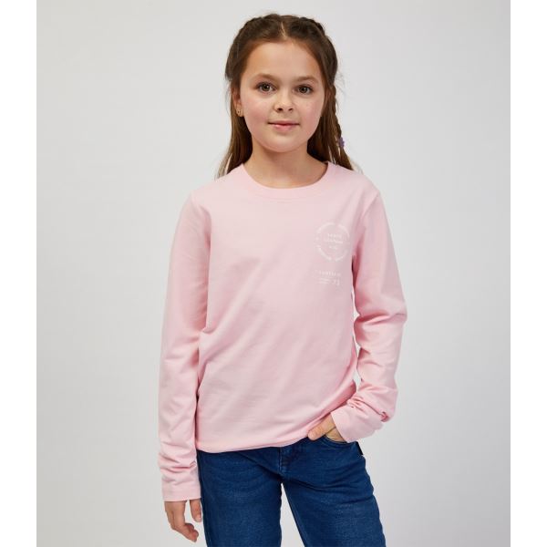 Lány póló MENSA SAM 73 világos rózsaszín