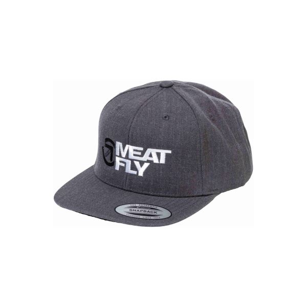 Meatfly Ness Snapback sapka sötétszürke