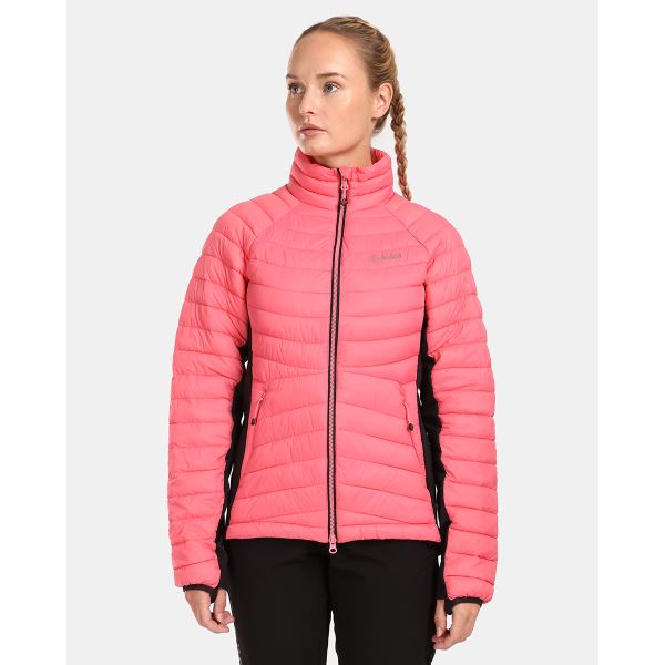 Hőszigetelt női kabát Kilpi ACTIS-W rózsaszín