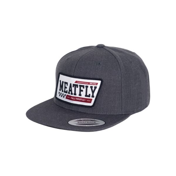 Meatfly Hornet Snapback sapka sötétszürke