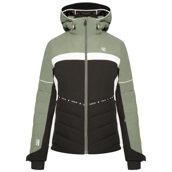 Női téli kabát Dare2b CONVEYED zöld/fekete