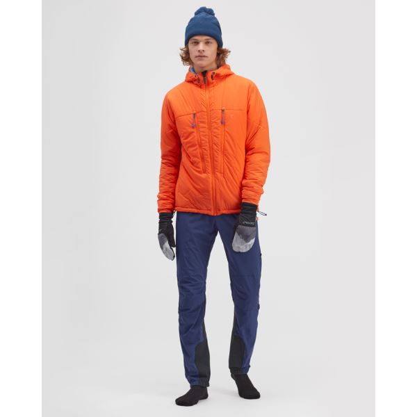 Férfi Silvini Lupo szélálló kabát narancssárga/kék színben