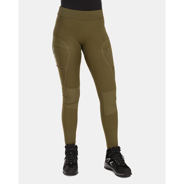 Női kültéri leggings Kilpi MOUNTERIA-W zöld