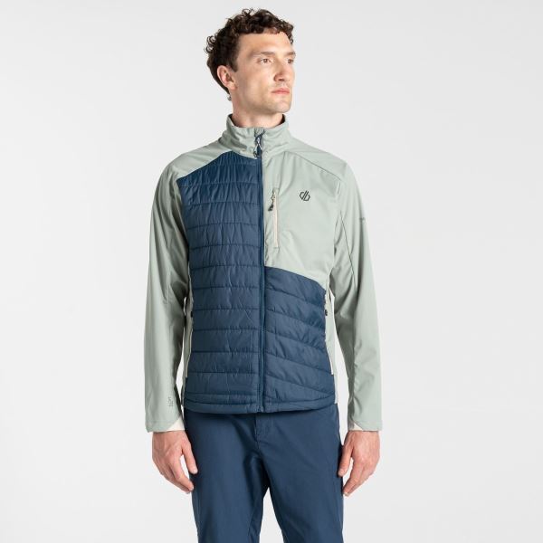 Férfi Dare2b MOUNTAINEER hibrid kabát zöld-szürke/kék